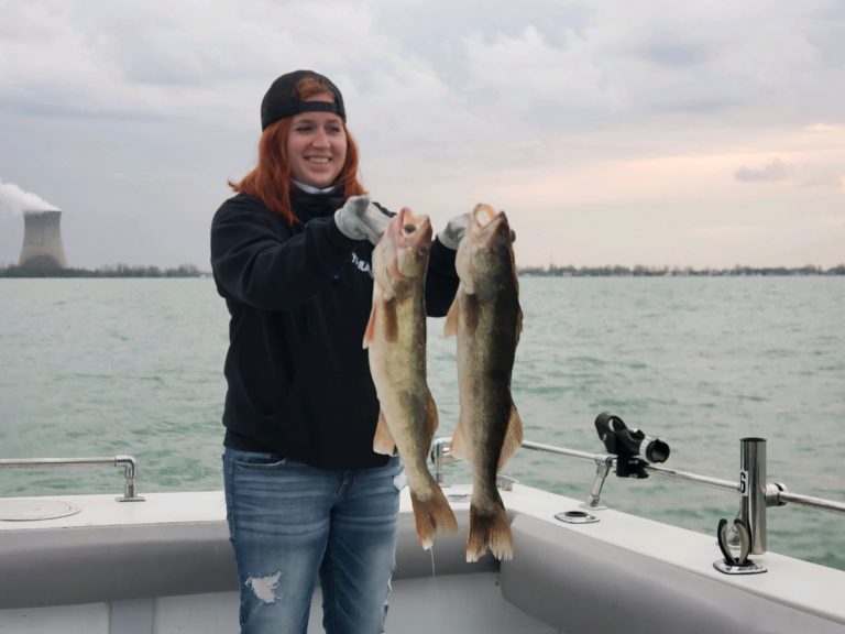 May 2020 Walleye Catch Woman Really Happy With Her Fish