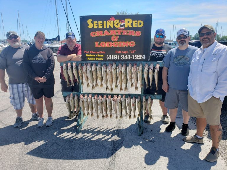 Seeing Red Charter July 15, 2020 Walleyes Catch