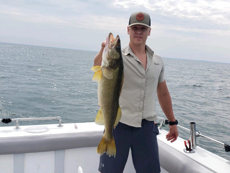 One Outstanding Walleye caught on Seeing Red Charters